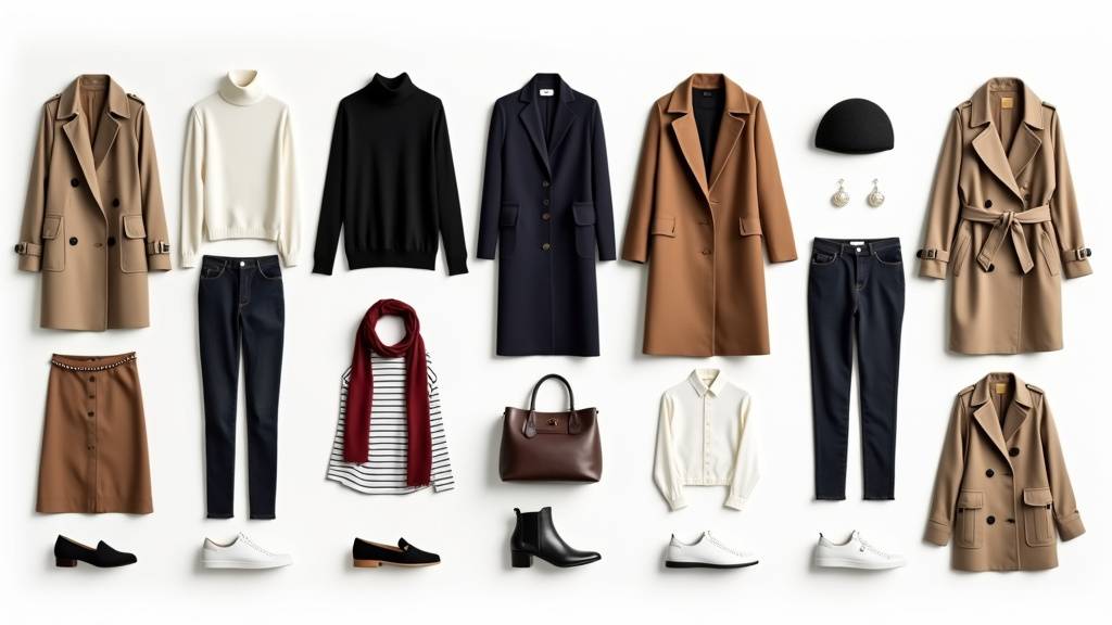 Garde-robe capsule : 20 pièces essentielles pour un style parisien chic